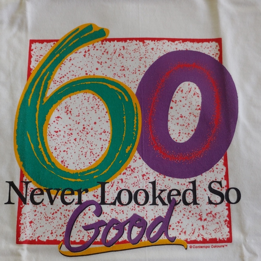 60 Novelty Age T-shirt - NEW